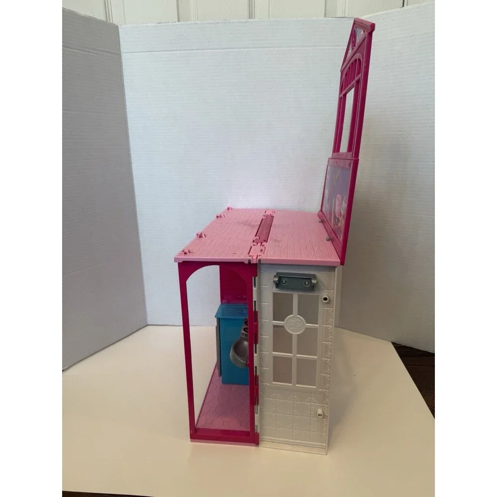 2009 Mattel R4186 Barbie Glam Vacation Beach House Fold Out N'Go INCOMPLETE